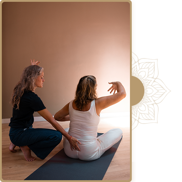 Kundalini privé sessie, één-op-één begeleiding met Kundalini facilitator Lizette.